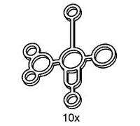 Joint de plaque Grünbeck, contenu : 10 pièces 128637 pour GS2/G2, VGC/VSC, GSX, VGX, VGR