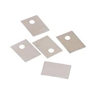 Joint De Plaque Isolante En Mica Multi-tailles | Plaques de mica multi-tailles for l’ajustement de l’isolation thermique(22x28x0.09 With Hole,Quantity-500Pieces)