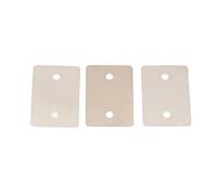 Joint De Plaque Isolante En Mica Multi-tailles | Plaques de mica multi-tailles for l’ajustement de l’isolation thermique(24x39x0.12 Two Holes,Quantity-500Pieces)