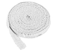Joint de poêle à bois en fibre de verre - Corde d'étanchéité de 25 mm de large, résistance à la chaleur jusqu'à 1 202 °F, longueur de 7,2 m.(1inx283.5in)