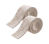 Joint de poêle à bois, Joint de porte de poêle à bois, Joint de porte avec bouclier thermique pour poêle à bois à 2 rouleaux, pour poêles résistants à l'usure Pièces pour poêles à