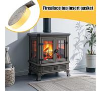 Joint De Poêle À Pellets - Corde D'étanchéité Pour Poêle À Bois | Insert De Remplacement En Ruban Ignifuge Pour Chambre De Combustion - Pour Isolation Chauffage Conduits Fumée Four Fournaise