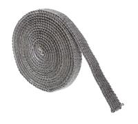Joint de Poêle Plat Auto-adhésif 3mm en Fibre de Verre Noir | Ruban D’étanchéité Porte, Isolant Thermique Adhésif, pour Cheminées et Poêles, Usage Maison Atelier