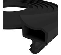 Joint de Porte 10M Entree, Joint Fenetre PVC Calfeutrage Fenetre Boudin de Porte pour Largeur isolation phonique porte de Rainure 4mm Profondeur Rainure 7mm Pliage Rainure 12mm