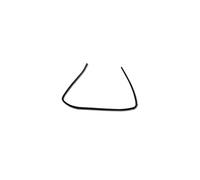 Joint de porte 255100004 PAR 5 pour Cuisinière ARDEM, BEKO, BLUESKY, DOMEOS, FAR