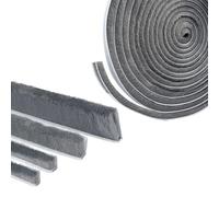 Joint De Porte À Brosse, Bande De Porte Anti-courants D'air, 5 M De Long, Coupe-froid Autocollant, Bande De Feutre for Porte Coulissante, Fenêtre, Joint De Garde-robe(9x9mm)