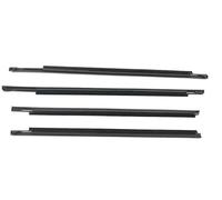 Joint de porte autocollant 4 Joints D'étanchéité Pour Vitres Latérales Extérieures De Portières En Caoutchouc Pour Toyota Pour Prius 2004-2009 Joint caoutchouc