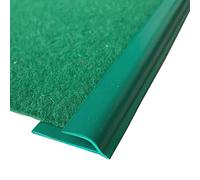 Joint de porte autocollant extra long pour moquette et parquet - Protection de seuil découpable, solution polyvalente de transition de sol vert