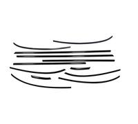 Joint De Porte Bande Joints Baguette Finition Extérie Noire Cadre Porte Joint D'étanchéité Latéral Moulure Décorative Pour MINI Pour Cooper F55 5 Portes 2014-2023