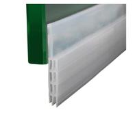 Joint De Porte Bouchon de porte sous porte, 1m, bande d'étanchéité en caoutchouc de Silicone Flexible, 5 couleurs, bande auto-adhésive for espace de fenêtre, bande acoustique(Transparent 1M)