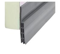 Joint De Porte Bouchon de porte sous porte, 1m, bande d'étanchéité en caoutchouc de Silicone Flexible, 5 couleurs, bande auto-adhésive for espace de fenêtre, bande acoustique(Gray 1M)