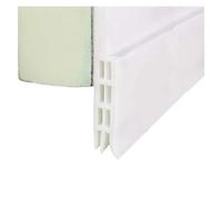 Joint De Porte Bouchon de porte sous porte, 1m, bande d'étanchéité en caoutchouc de Silicone Flexible, 5 couleurs, bande auto-adhésive for espace de fenêtre, bande acoustique(White 1M)