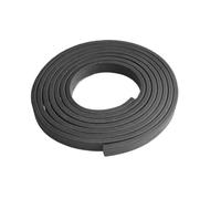 Joint de porte d'armoire 4x5mm 5x7mm 6x9mm, longueur carrée 2M, bande d'étanchéité en mousse de caoutchouc EPDM noir, bande météo en caoutchouc mousse 1 pièce(6x10mm)