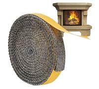 Joint de porte de cheminée - Ruban d'étanchéité résistant à la chaleur pour cheminée et | Joint d'étanchéité de porte comme bande de rechange pour poêles, poêles à charbon de bois, inserts de cheminée