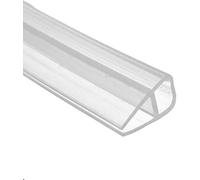 Joint de porte de douche en forme de U - 200 cm - Déflecteur d'eau - Pour porte en verre de 8 mm d'épaisseur