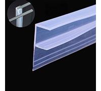 Joint De Porte De Douche, Joint Douche Courbé, F H U Forme Joint De Douche, Joints De Porte En Verre En Silicone Durable, Pour Cabine De Douche Paroi De Douche En Verre (2m F-shaped,8mm)