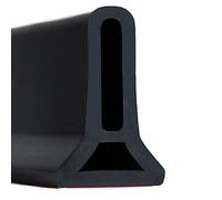 Joint de porte de douche pour cabine de douche,Seuil de douche anti debordement,Seuil de Douche Pliable - Barrage D'eau de Salle de Bain Barrière de Douche (130 cm/51.18 in,Noir)
