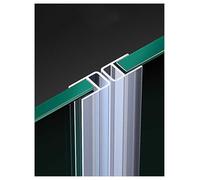 Joint de porte de douche type U, bande d'étanchéité latérale ultra-transparente for la protection contre les fuites et le contrôle de l'eau.(1.2cm (1/2”))