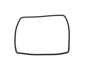 Joint de porte de four compatible avec Sharp 42275281