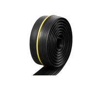 VEVOR Joint de porte de garage, 3,6 m, seuil d'étanchéité universel pour bas de porte de garage, bande résistante aux intempéries, avec adhésif, remplacement de coupe-froid en PVC épais amélioré, noir