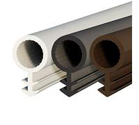 Joint de porte DQ-PP | Marron | 20m | Caoutchouc TPE | STD-03 |Largeur de la feuillure: 8mm | Largeur de la rainure: 4mm | Joint d'étanchéité pour châssis de porte en bois