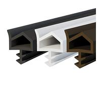 Joint de porte DQ-PP - Noir - 20 m - Caoutchouc TPE - STD-06 - Largeur de rainure : 12 mm - Largeur de rainure : 4 mm - Joint de porte en caoutchouc - Joint d'étanchéité pour châssis de porte en bois