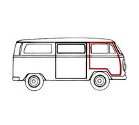 Joint de porte droite pour VOLKSWAGEN Combi Bay Window (08/1967-07/1979)