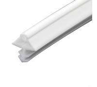 Joint de porte en bois poreux 5 m en caoutchouc pour isolation phonique, protection contre le vent et différentes portes (blanc)
