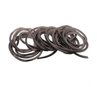 Joint de porte en brosse 10 m pour portes coulissantes à battant - Coupe-vent, insonorisant, résistant à l'humidité - Sans bande - 5 mm x 10 mm