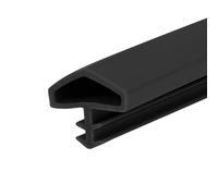 Joint de porte en caoutchouc TPE, 5 m, 10 m, 30 m, 12 mm, Joint d'étanchéité en caoutchouc TPE, joint d'étanchéité pour portes, fenêtres (noir, 30 m)