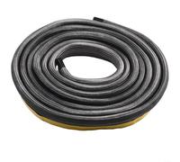 Joint de porte en corde pour poêle à bois, 10 mm de diamètre x 2 m de long, joint en fil de verre, résistant à la chaleur jusqu'à 550 °C, pas besoin de colle (2 mètres)