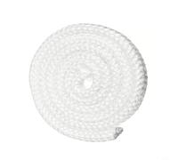 Joint de porte en fibre de verre non inflammable pour une utilisation sur les fours, chaudières et cheminées 8, 10, 12, 14, 16 mm de diamètre (2,5 m x 8 mm)