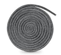 Joint de Porte Four, 10mm x 2,5m Joint Tressé pour Insert et Poêle, Joint de Cheminée Porte de Poêle Cordon, Joints en Fibre de Verre, Pour les Cheminées, les Portes de Four