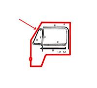 Joint de porte gauche pour VOLKSWAGEN Combi Bay Window (08/1967-07/1979)