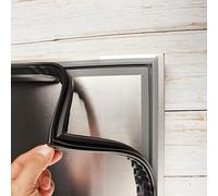 Joint de Porte magnétique Universel Joint d'étanchéité en Caoutchouc Kit pour réfrigérateur frigo congélateur,Noir