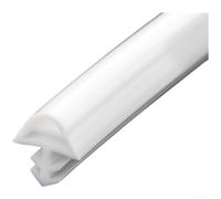 Joint de porte monté sur rainure 5 m en silicone pour insonorisation, protection contre la poussière et l'humidité (Q)
