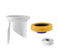 Joint de pour bride PVC 12.5cm Triple Étanchéité Anti-Odeur Joint | Triple joint, égouts, empêche insectes, PVC pour durable, diamètre 12.5cm