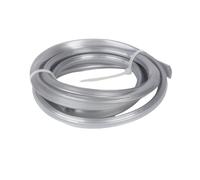 Joint de profil d'extrusion Joint de machine en C 10 mètres long, bande recouvrement rail extrudée plate à fentes 6 mm/8 mm/10 mm, 1 pièce(Silver,6mm)