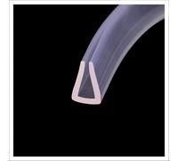 Joint de Protection de Bord Bande d'étanchéité Transparente en Caoutchouc pour Bordure de Canal en U, 2 m, Coupe-Froid, Joint de Bord de Porte Automobile pour insonorisation de fenêtre/Porte, Hauteur