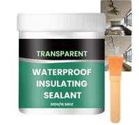 Joint de protection de revêtement de mastic imperméable transparent, réparation de fuite de liquide invisible pour les toits, les carreaux de salle de bain, les murs et le béton (1pcs)