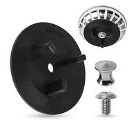 Joint de Rechange avec Fixation, 1 pièce, Compatible avec Siphon IKEA ATLANT et DOMSJÖ, kit avec vis de Montage et écrou, Panier à Tamis pièce de Rechange