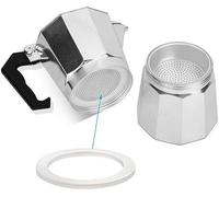 Joint de rechange en silicone pour cafetière à moka 1 tasse, compatible avec les machines à expresso Bialetti Moka Express et cuisinière, anneau d'étanchéité résistant à la chaleur de qualité