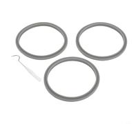 Joint de rechange en silicone pour mélangeurs Nutribullet 900 W 600 W - Joint torique en caoutchouc de qualité supérieure pour tasses alimentaires et extracteur de jus (3 joints + crochet)