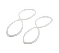 Joint de rechange en silicone transparent pour autocuiseur pour joint d'anneau, matériau en caoutchouc adapté aux cuisinières en alliage d'aluminium, options de taille de 18 cm à 32 cm (32 cm)