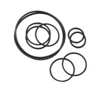 Joint de Refroidisseur Rondelles d'étanchéité rondes en NBR noir, épaisseur CS, diamètre extérieur 1 mm, diamètre extérieur 3 mm à 50 mm, type O(OD 8mm ID 6mm)