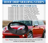 Joint de rétroviseur latéral gauche/droite, joint en caoutchouc pour porte extérieure, pour Mini Cooper R55 R56 R57 R58 R59 51162755635 Right Passenger Side