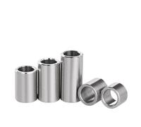 Joint de rondelle de bague en acier inoxydable 304, manchon d'espacement rond creux non fileté, diamètre extérieur 12-30mm(10x16x25mm (5pcs))