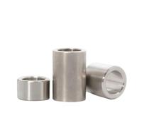 Joint de rondelle douille en acier inoxydable 304, diamètre intérieur 6/7/8/9/10/12mm, non fileté, rond creux, manchon d'espacement, longueur 2-40mm(6x14x15mm (5pcs))