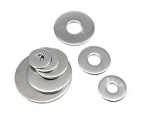 Joint de rondelle plat de grande taille et grande largeur en acier inoxydable 2/10/50/100 M2.5 M3 M4 M5 M6 M8 M10 M12 M16 GB96 A4 316(50pcs M4)
