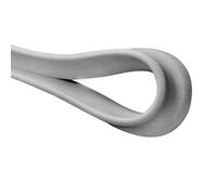 Joint de sol en silicone pour salle de bain ou salle de bain - Joint d'étanchéité pour porte de douche - Empêche le débordement d'eau - Étanche - Autocollant et pliable - 100 cm - Gris